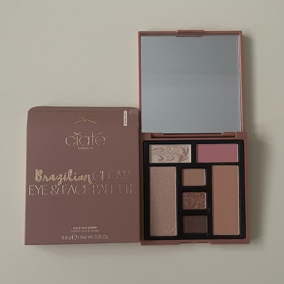 Ciate London Brazilian Glow Eye & Face Palette Eyeshadow Blush Bronze New - Picture 2 of 5